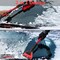 Gardenised Aluminum Snow Brush & Ice Scraper Non-Slip Foam Grip Winter Car Tool with Scratch-Free Bristles for Cars, SUVs & Trucks